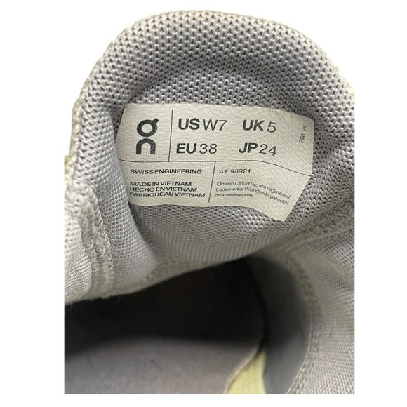 On Cloud Cloudswift Women's Running Shoes Sz 7 Ice / Oasis Cushion Performance - Picture 5 of 14